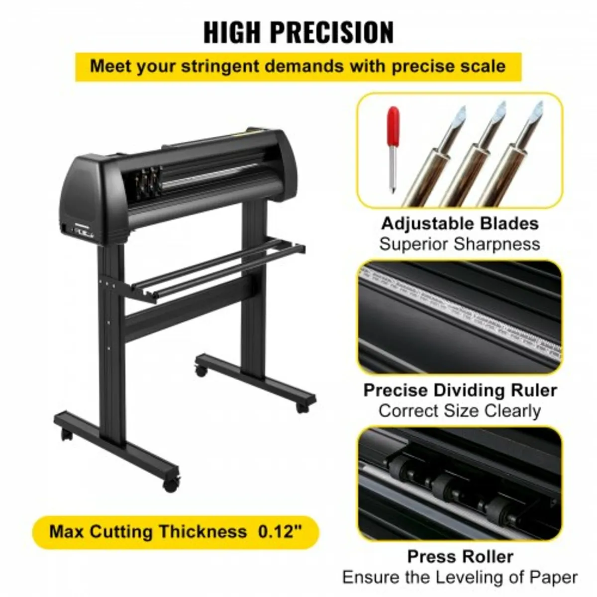 Vinyl Cutter Machine, 28" Vinyl Plotter, LCD Displ - Image 4