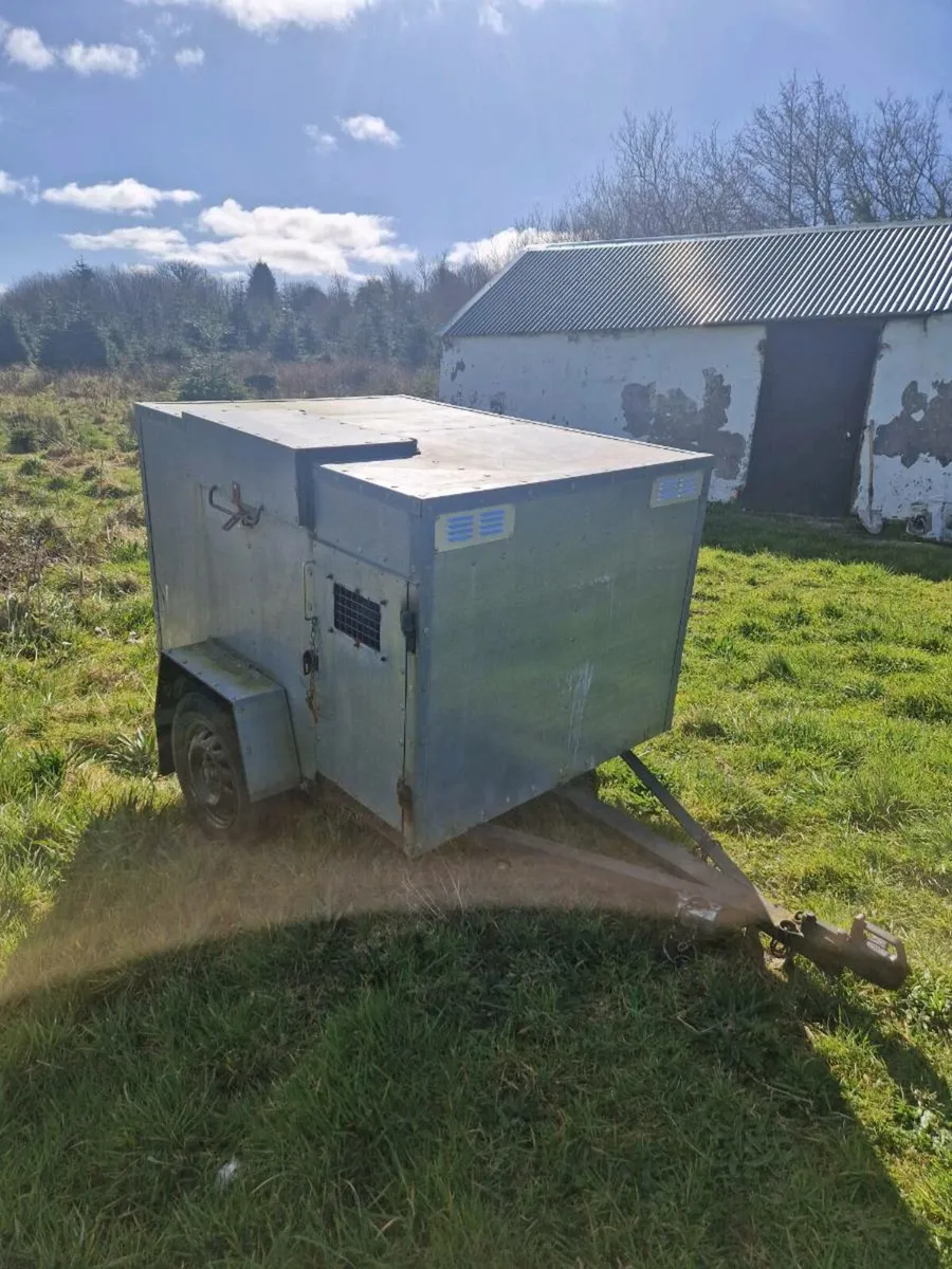 Dog Trailer - Galvanised - Image 1