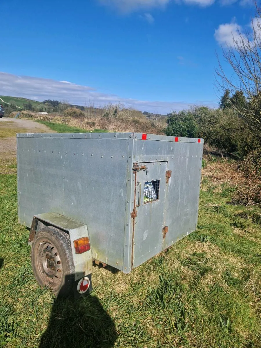 Dog Trailer - Galvanised - Image 2