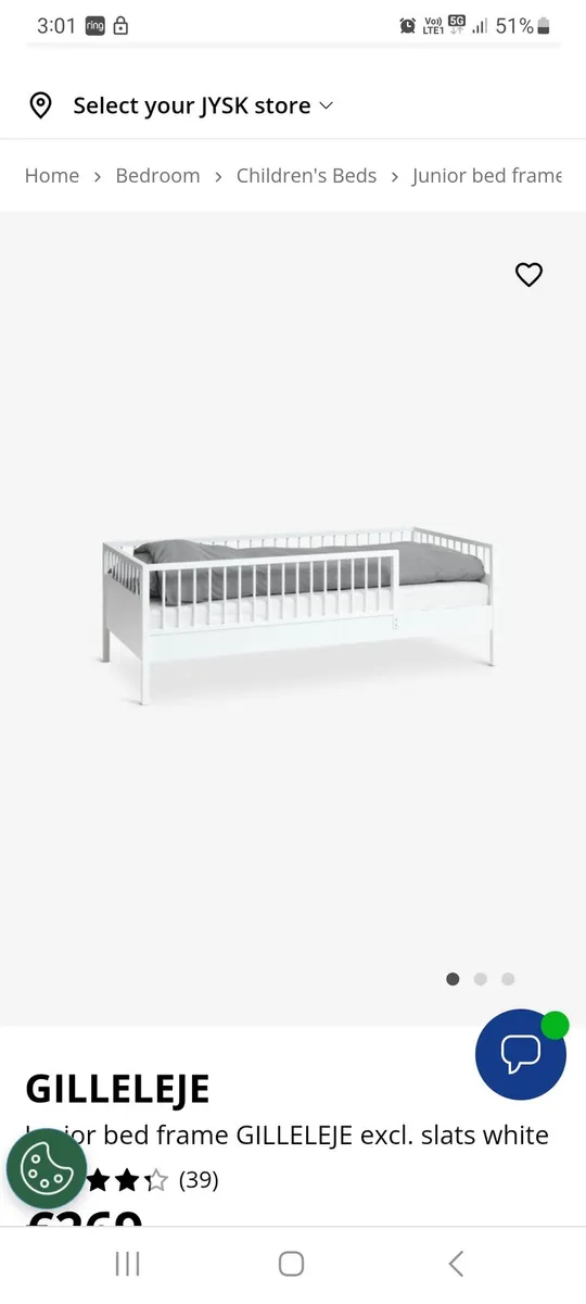 Single junior bedframe - Image 4