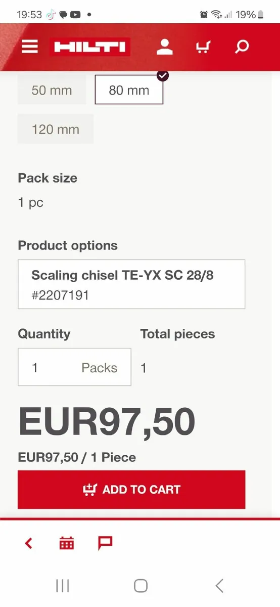 HILTI TE76ATC/warranty 6-months - Image 4