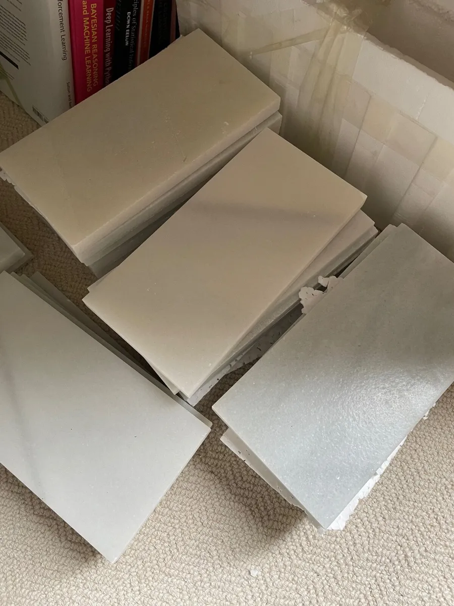 FOR SALE: 75 Honed Marble Tiles – €3 Each - Image 2