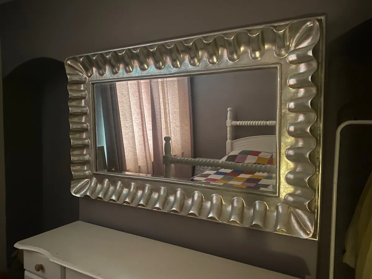 Antique silver Mirror - Image 2