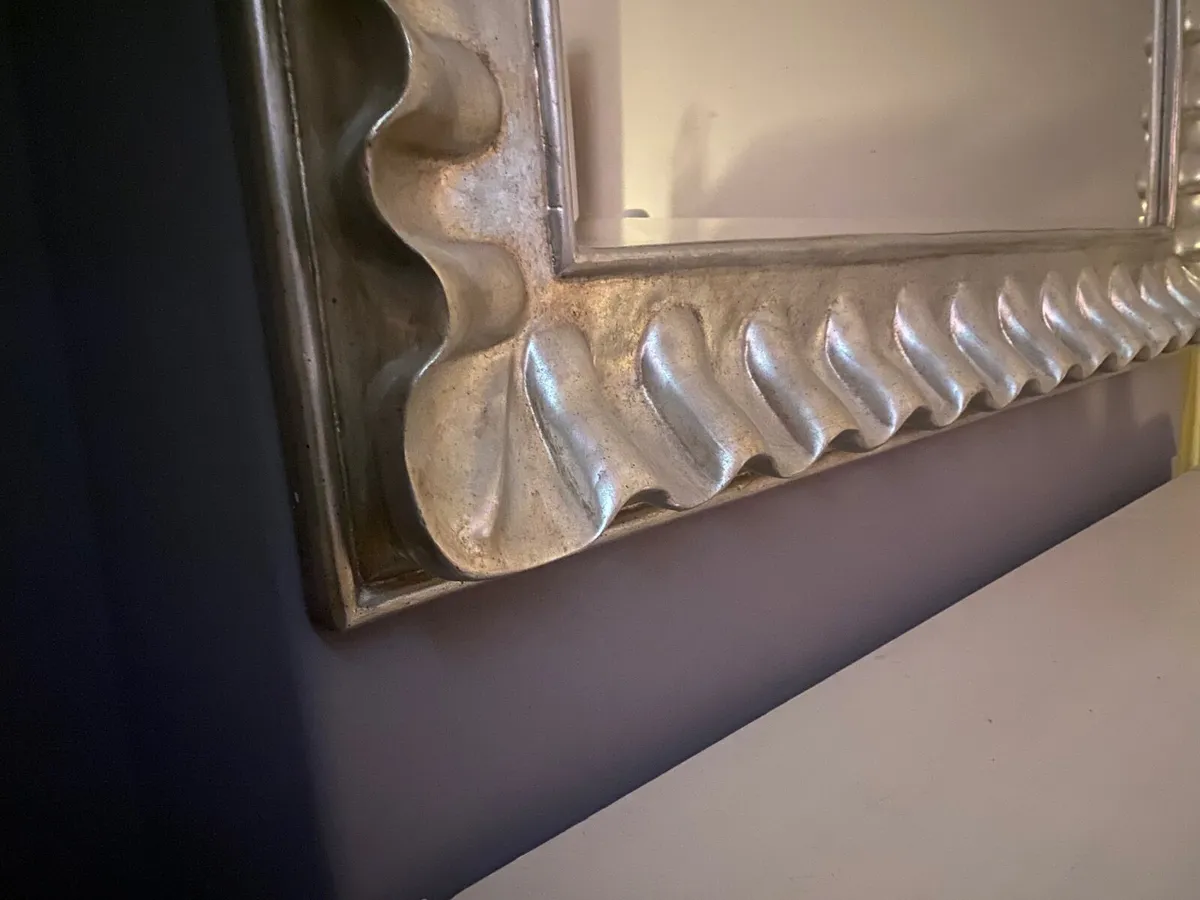 Antique silver Mirror - Image 3