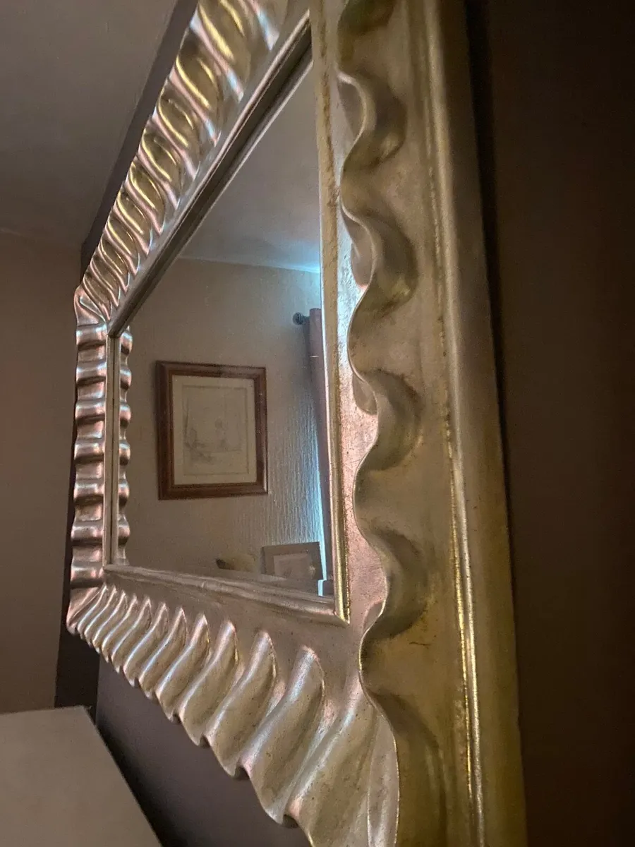 Antique silver Mirror - Image 4