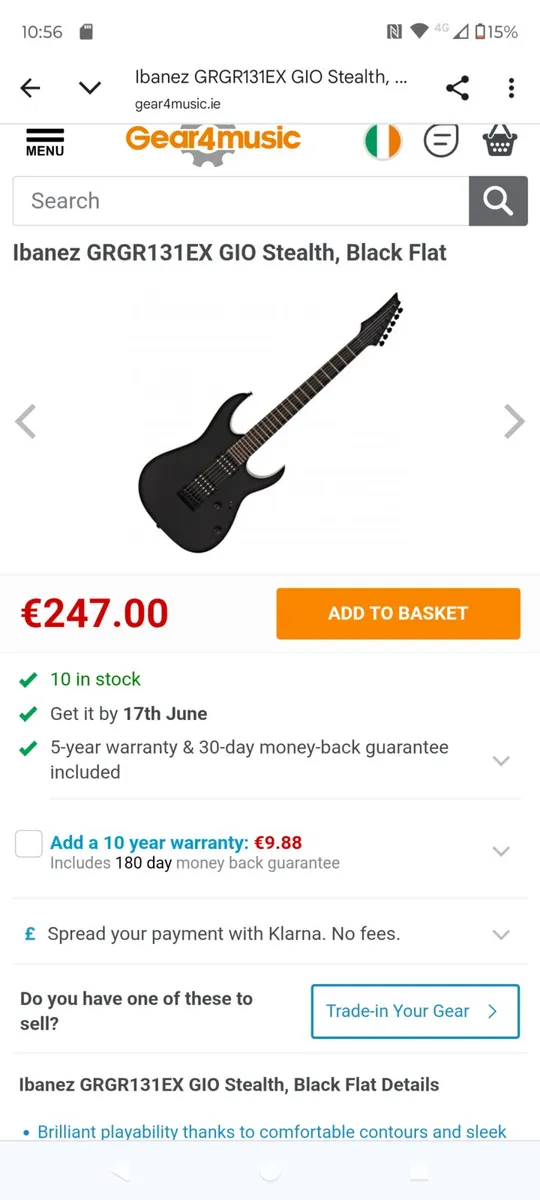 Ibanez Guitar - Image 3