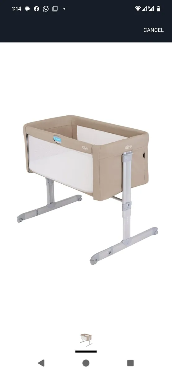 Graco Sweet2sleep bedside crib - Image 1