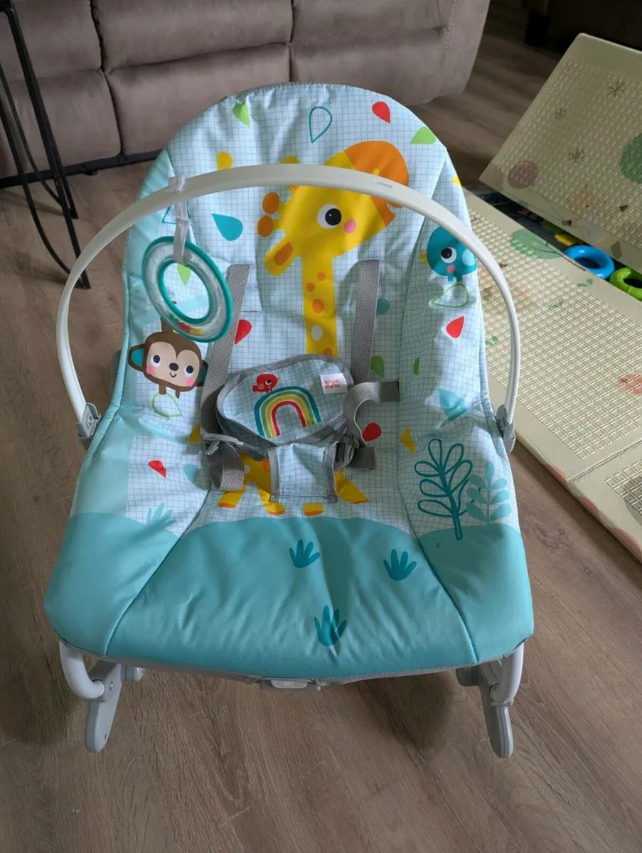 Bright Starts Wild Vibes Infant to Toddler Rocker - Image 3