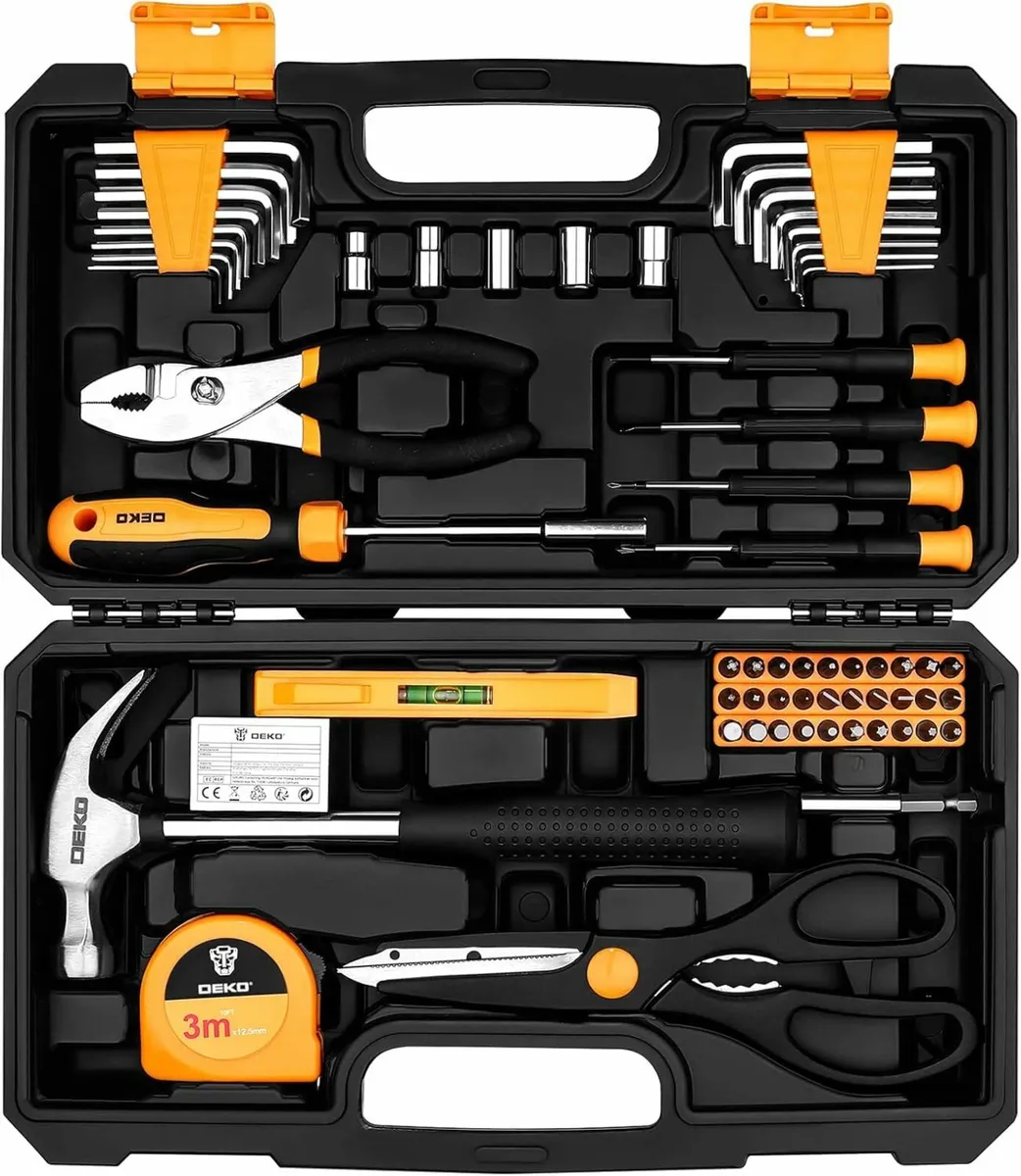 Tool Kit Set Box 62 Piece Home Repair DIY Tools - Image 3