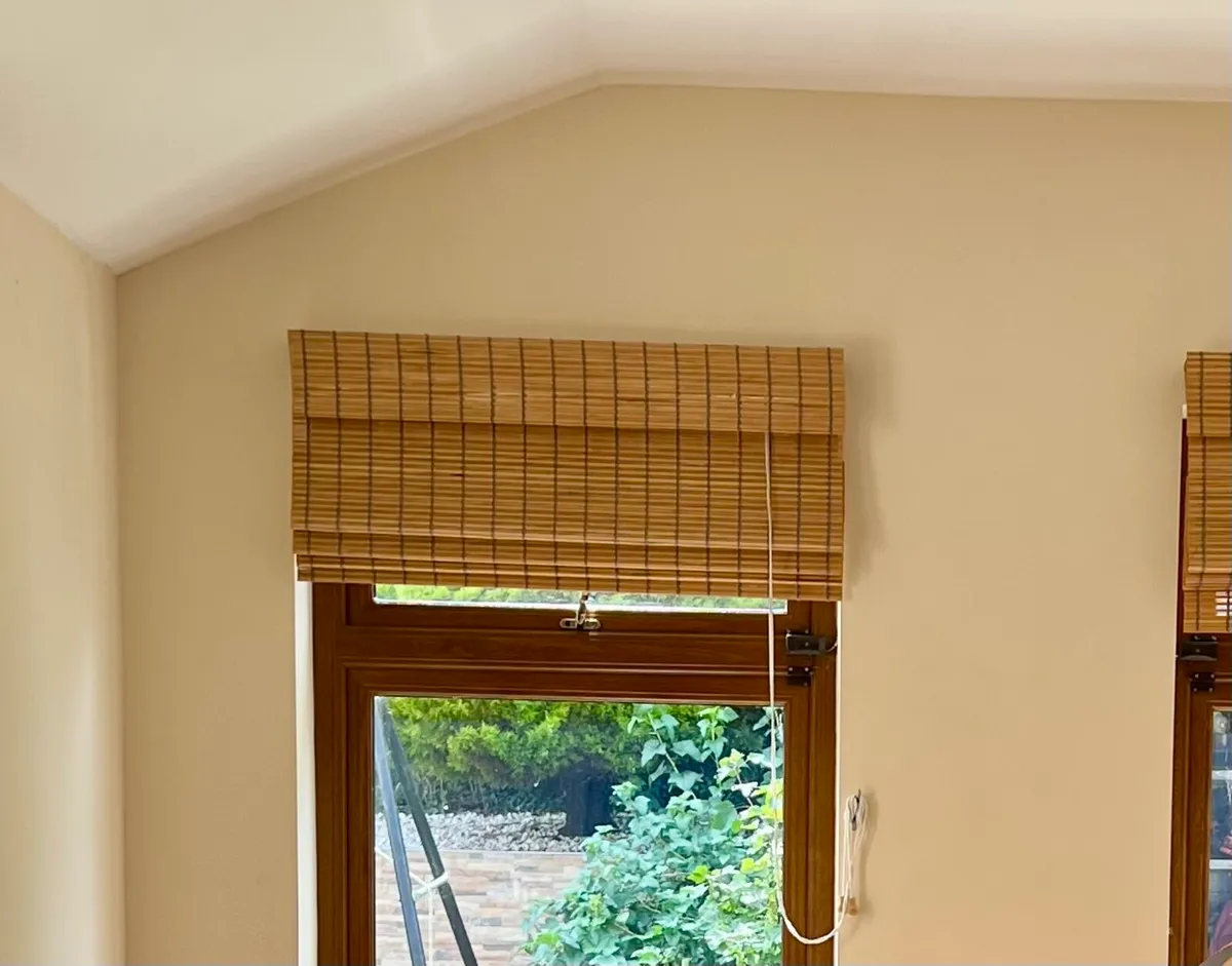 Bamboo Roman blinds - Image 1