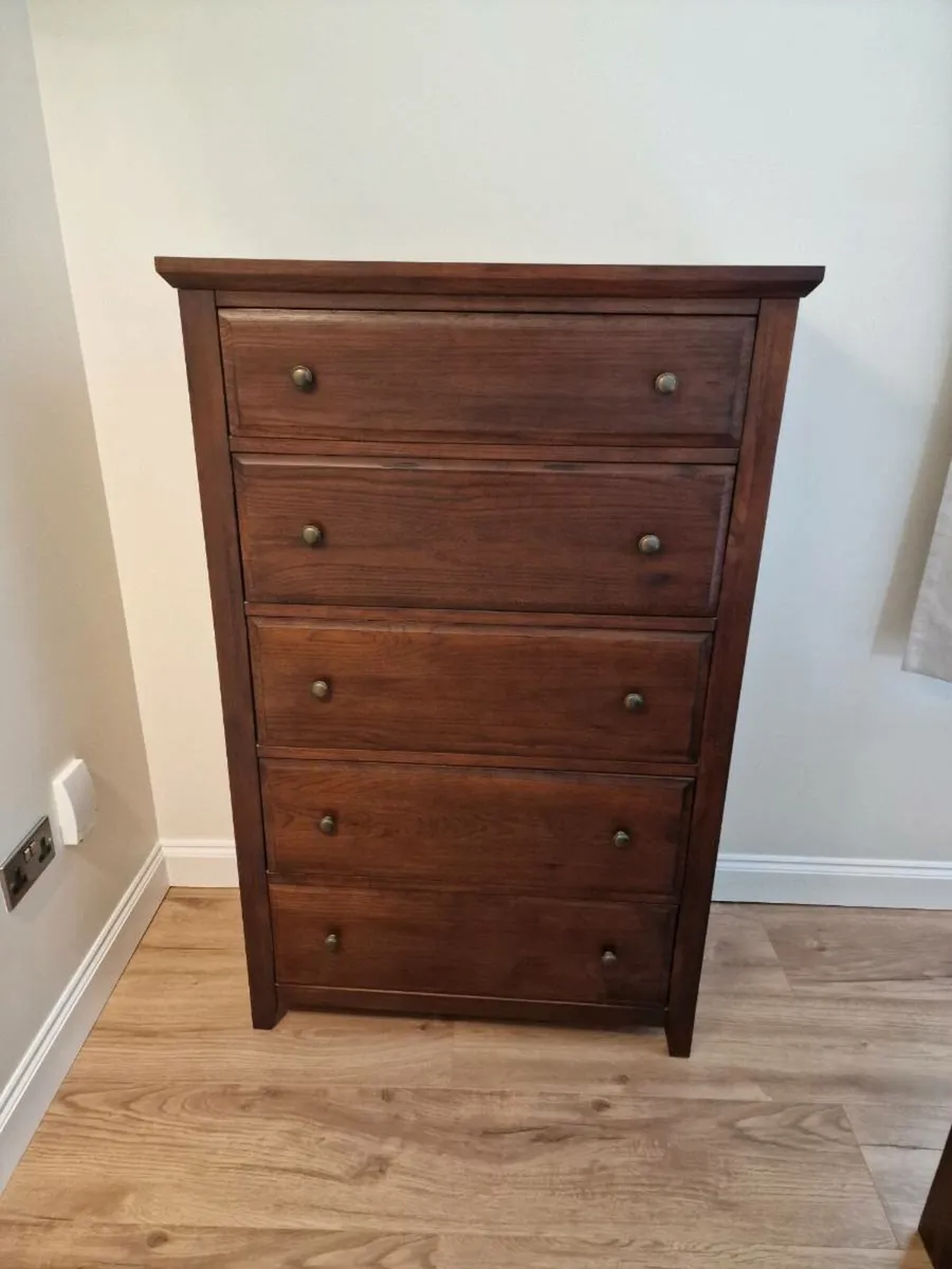 Solid Wood Chest of Drawers - Image 2