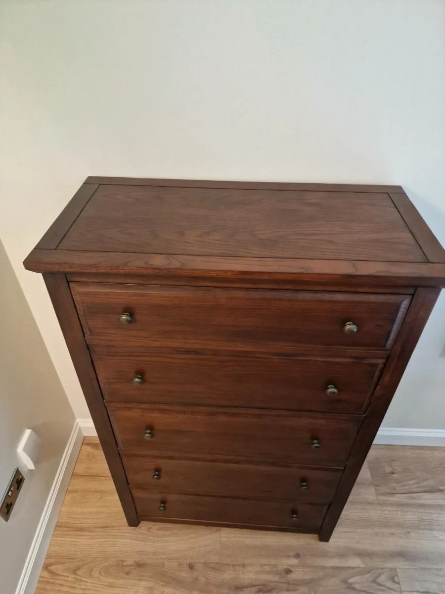 Solid Wood Chest of Drawers - Image 3