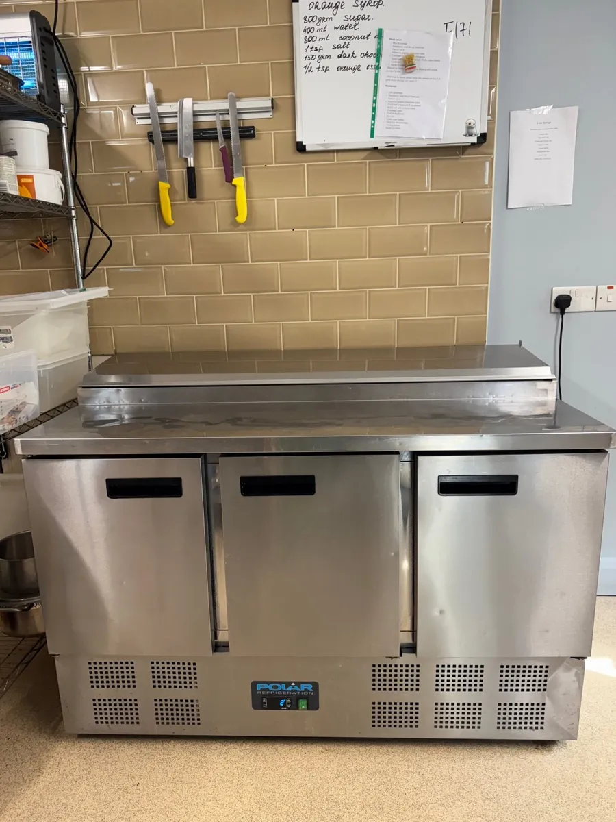 FOR SALE: Polar Refrigerated Sandwich Prep Counter - Image 1