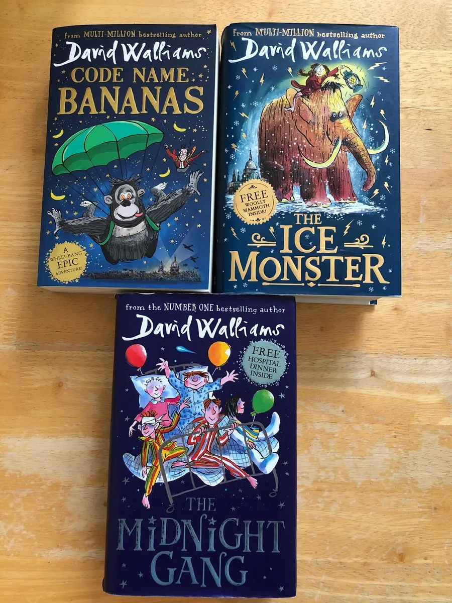 David Walliams set of 3 books - Image 1