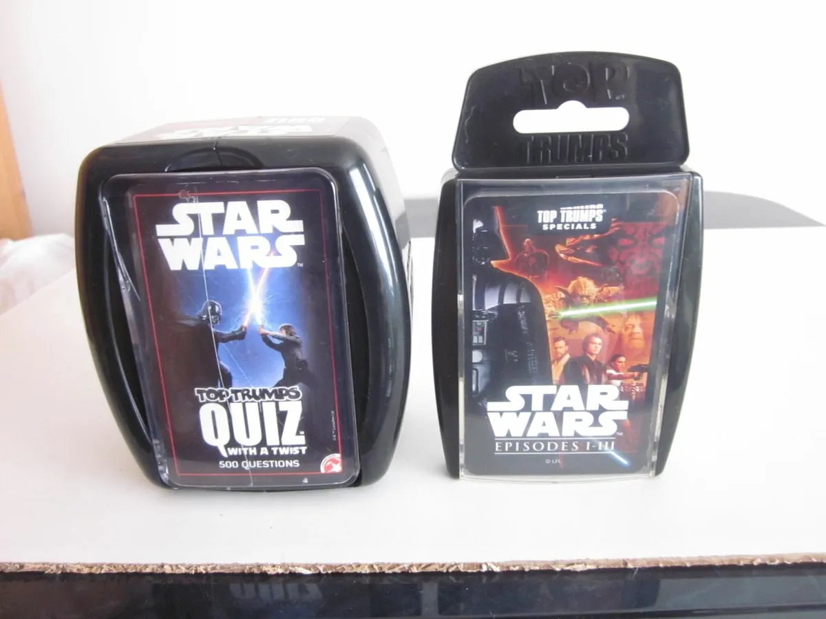 2 Star Wars Top Trumps Quiz&Card Games - Image 1