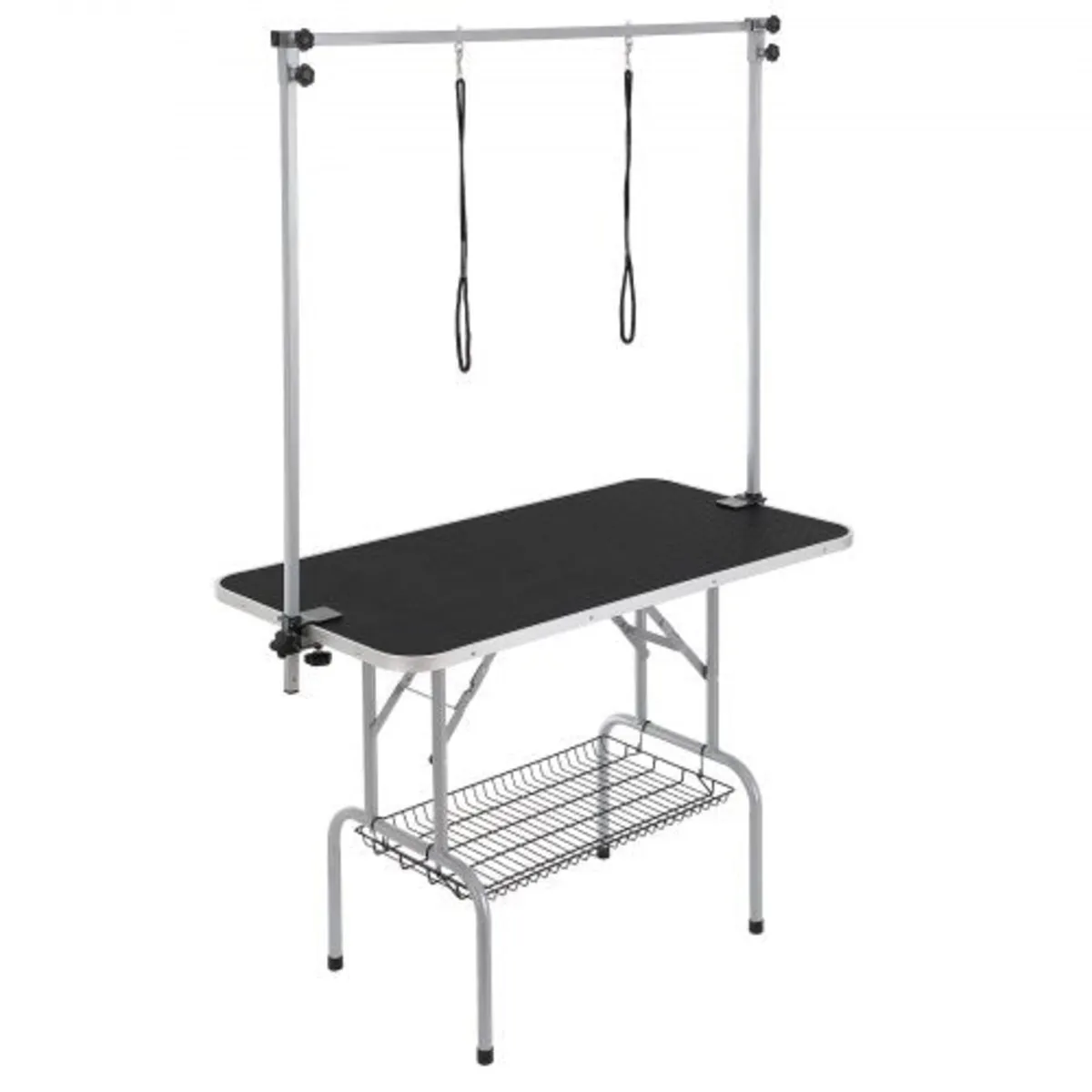 Pet Grooming Table Two Arms with Clamp, 117cm Dog