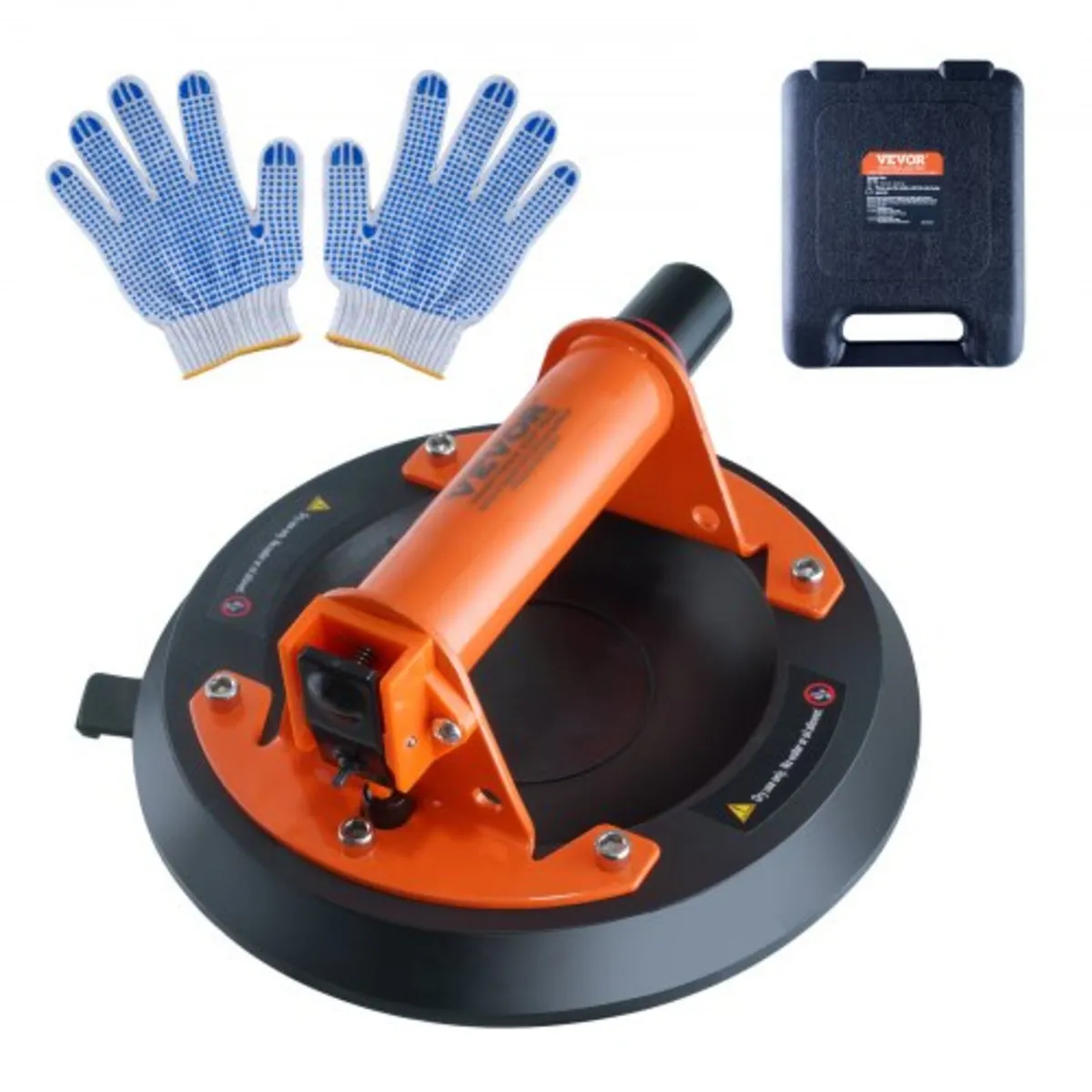 Glass Suction Cup, 8" 615 lbs Load Capacity, Vacuu