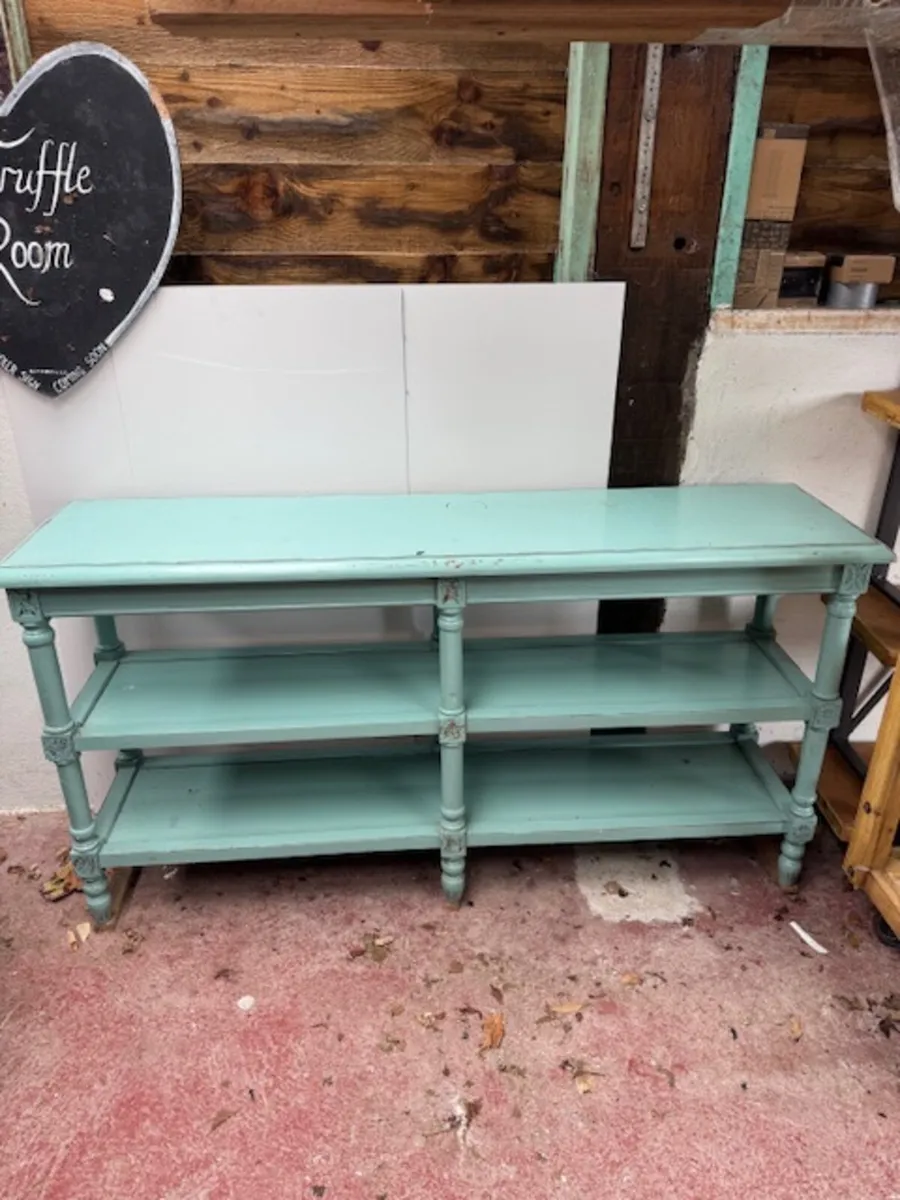 FOR SALE: Vintage Turquoise Console Table – €70 - Image 2