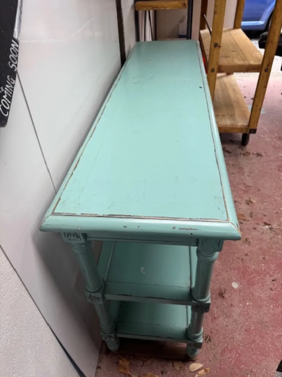 FOR SALE: Vintage Turquoise Console Table – €70 - Image 4