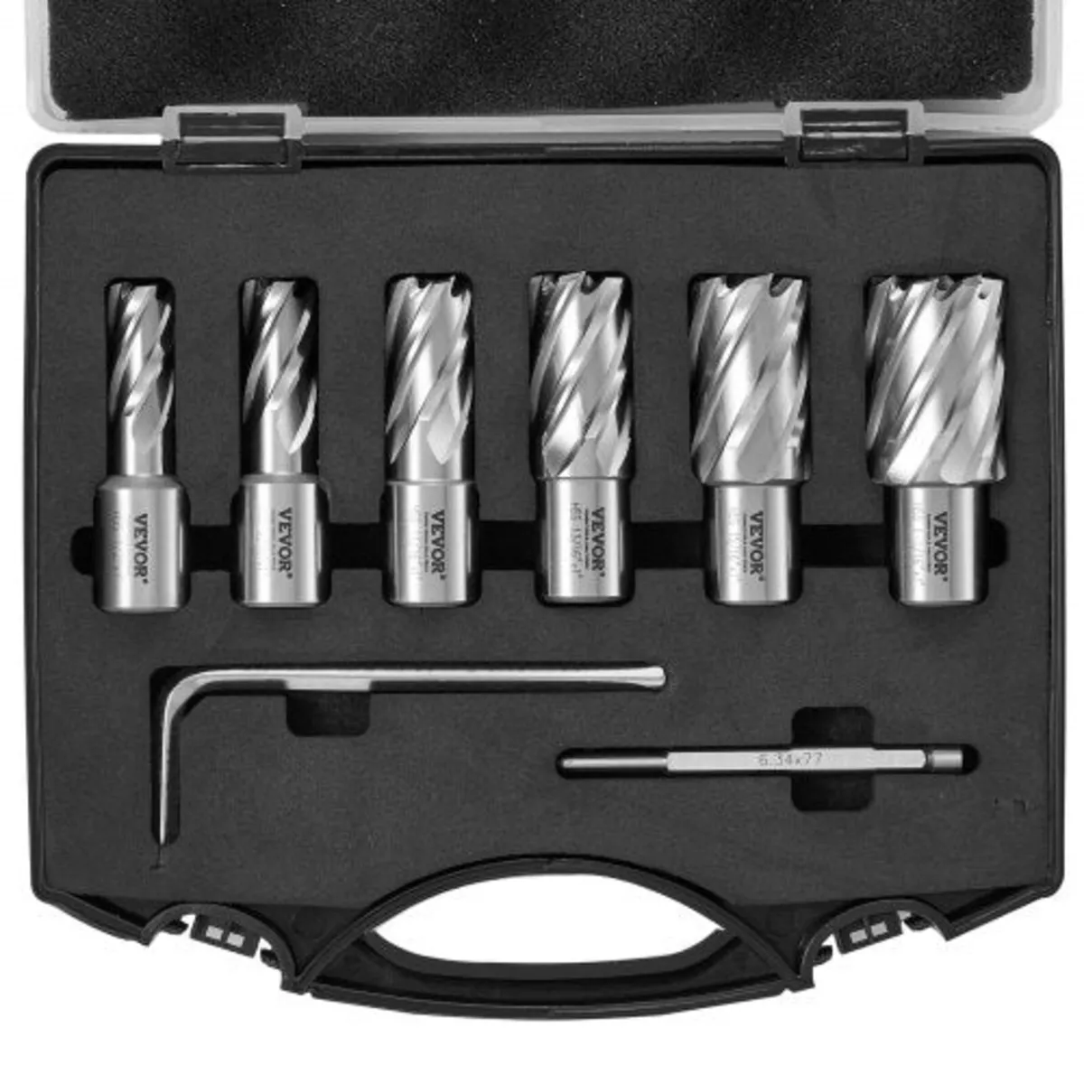 Annular Cutter Set, 6 pcs Weldon Shank Mag Drill B