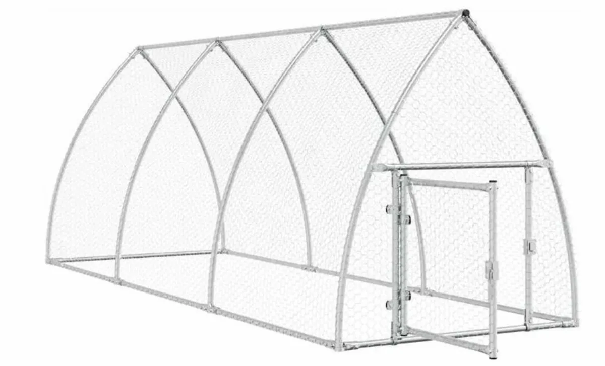 Chicken Cage, Chicken Coop with Waterproof Roof - Image 4