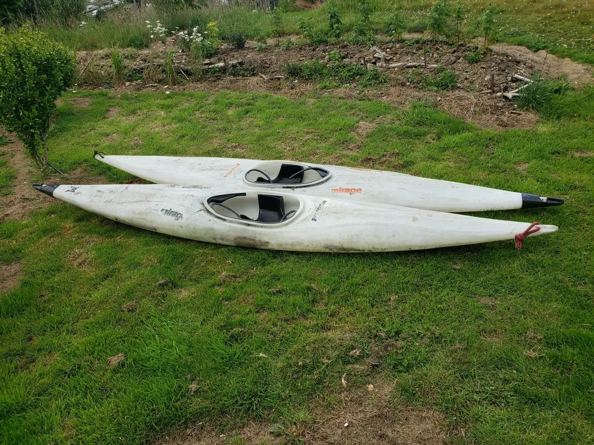 2 perception kayaks