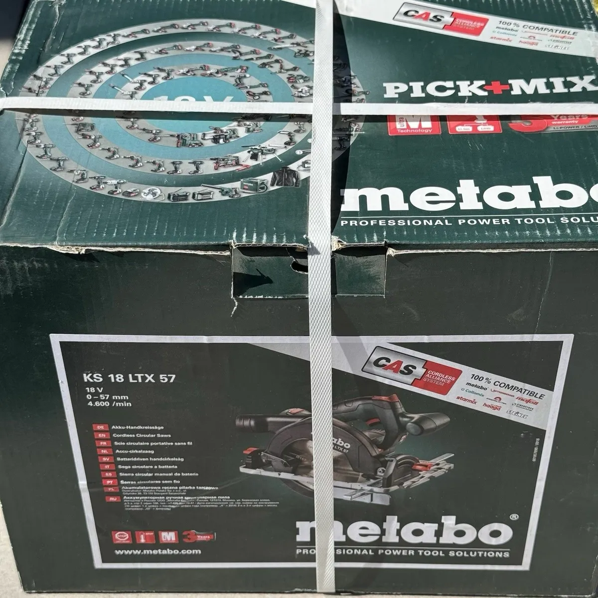 18V Cordless Metabo Circular Saw - Image 3