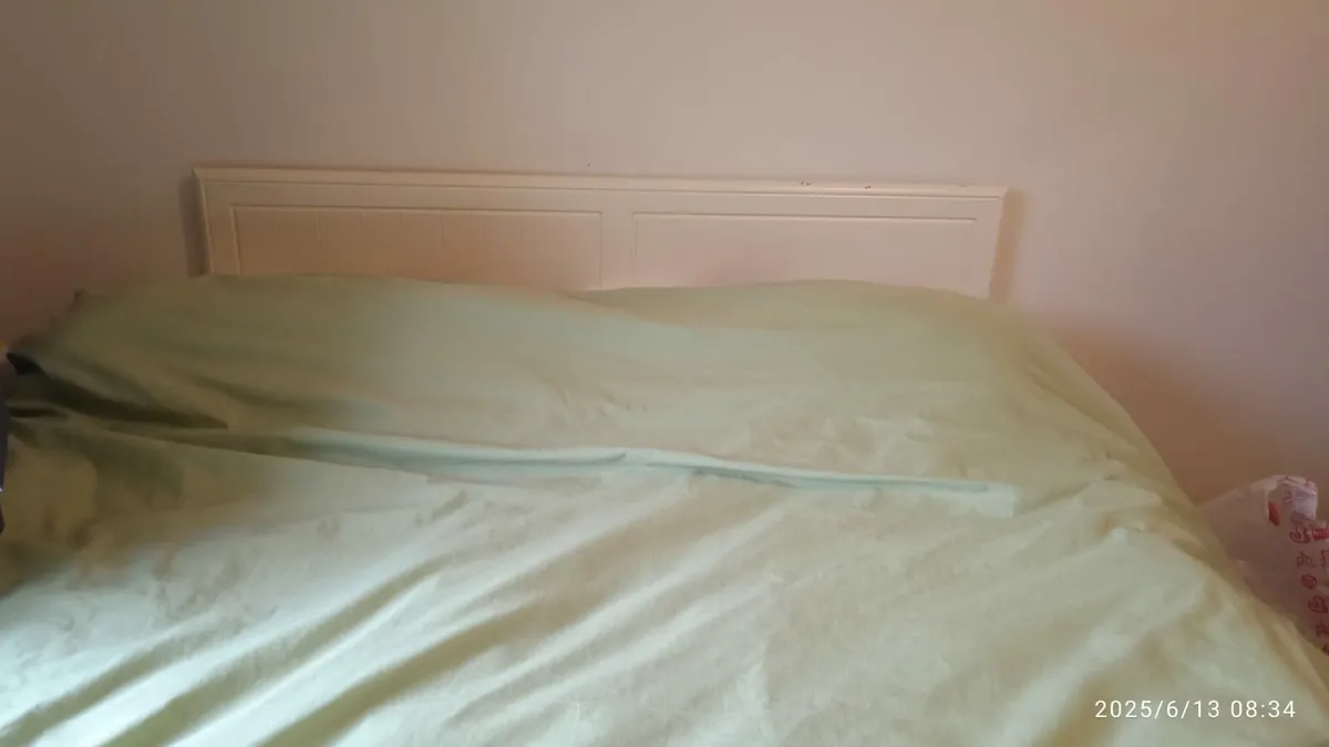 double bed with mattress - Image 2