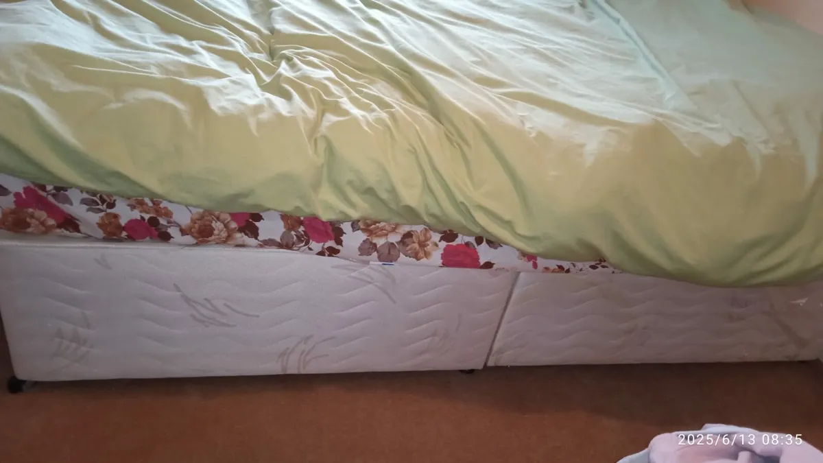 double bed with mattress - Image 3