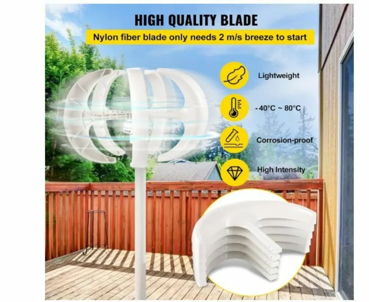 Wind Generator 600W 12V Solar Generator - Image 4