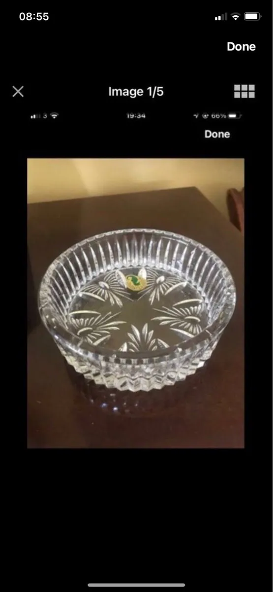 Waterford Crystal Millennium Wine Bottle coaster - Image 1