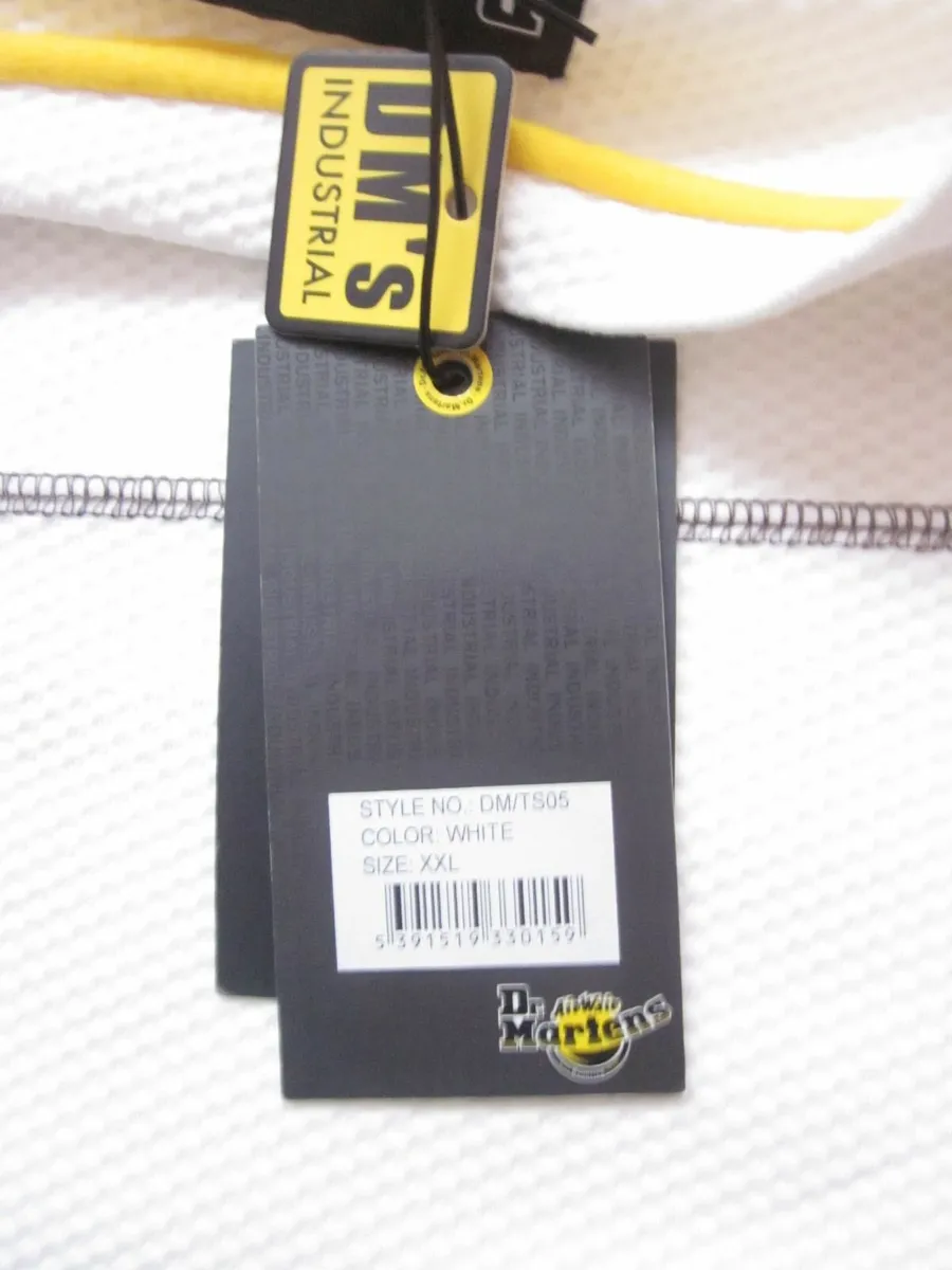 New Dr Martens Air Wair White Tee Shirt XXL - Image 3