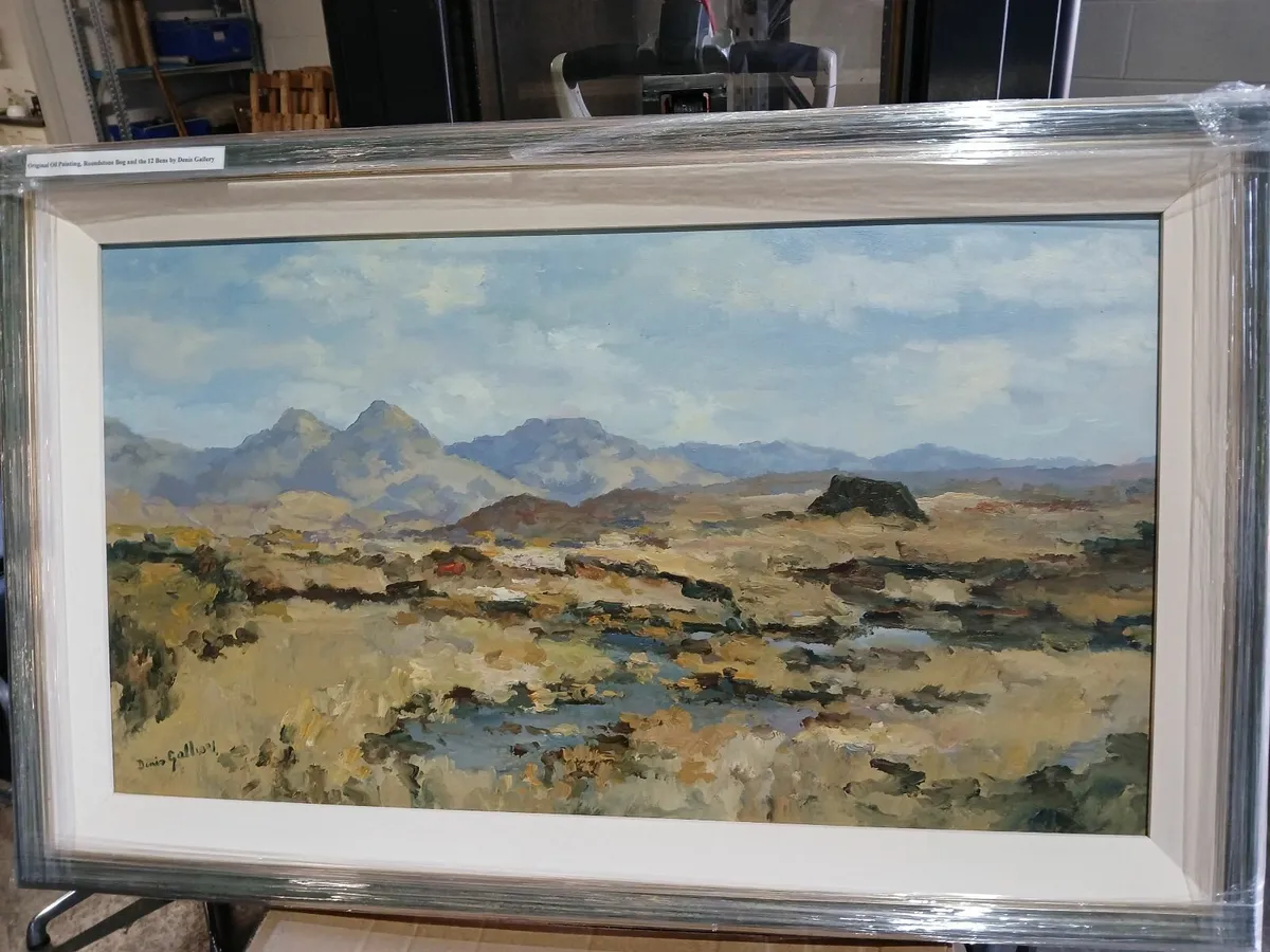 Original  oil painting 🖼 framed connamara - Image 4