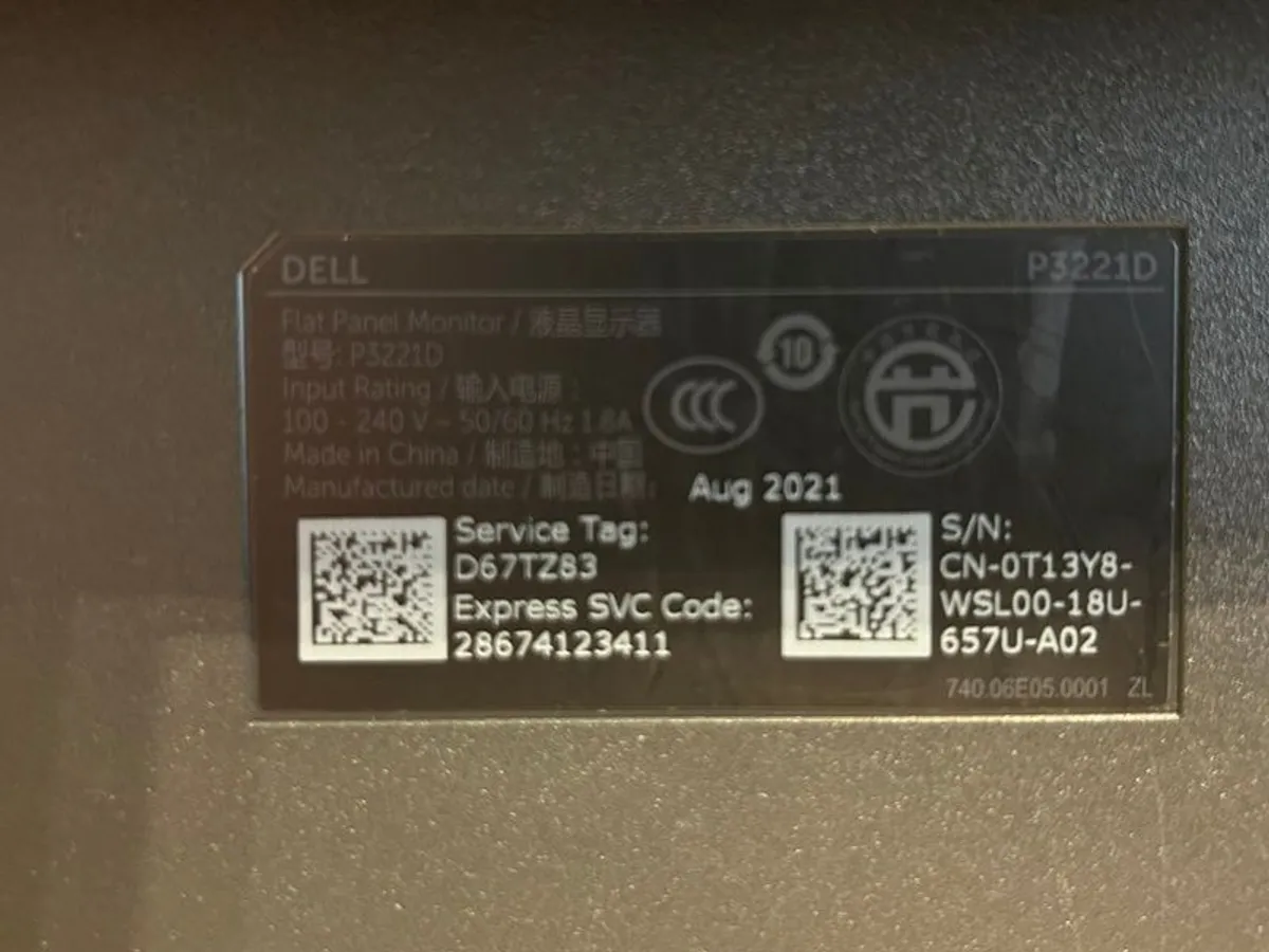 Dell 32'' P3221D - Image 3