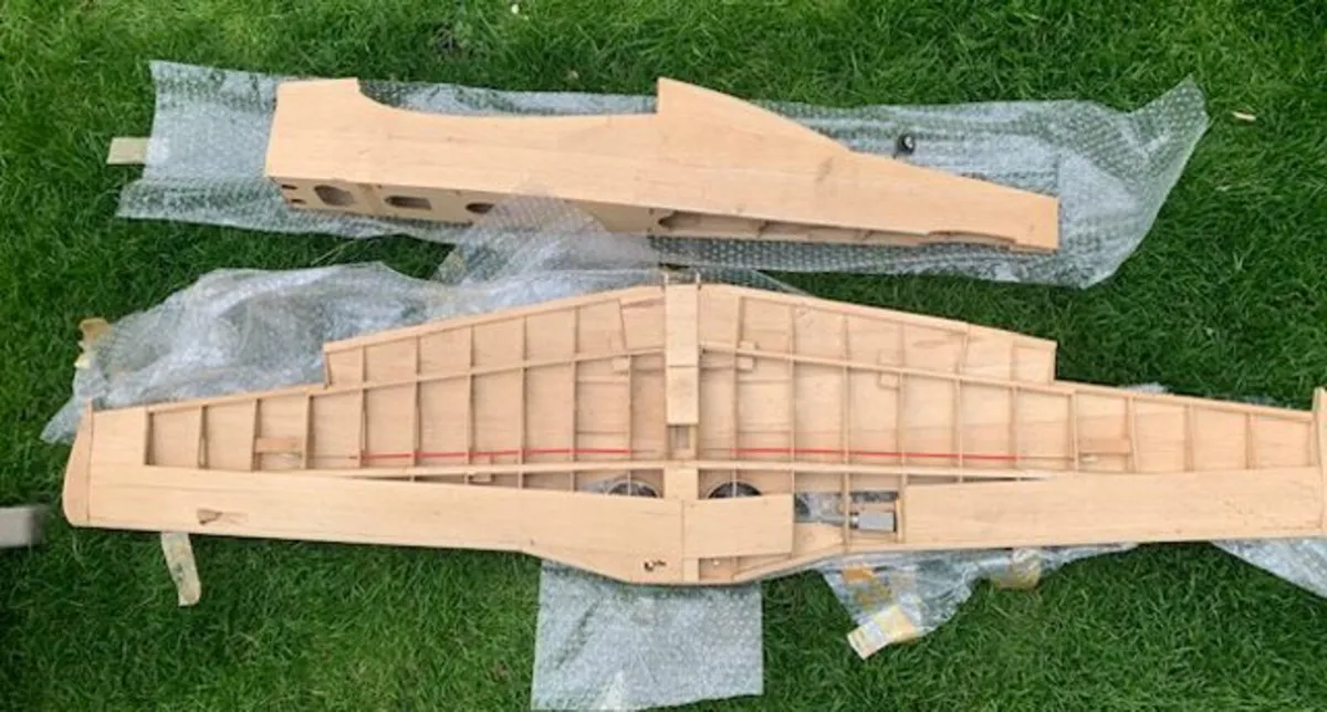 Unfinished Mustang  Balsa Project - Image 1