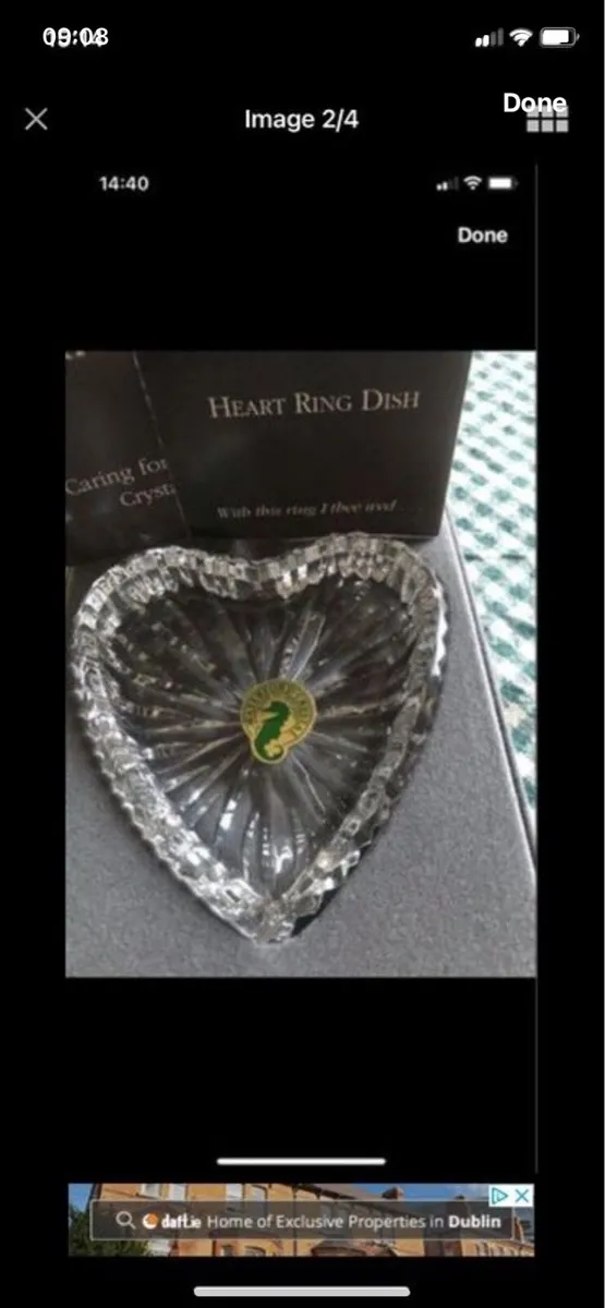 Vintage Waterford Crystal Ring Dish - Image 2