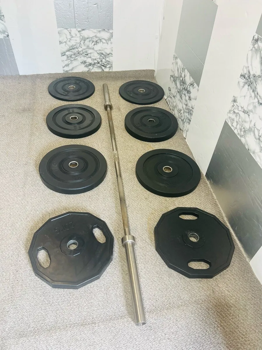 120 KG OLYMPIC BARBELL SET - Image 4