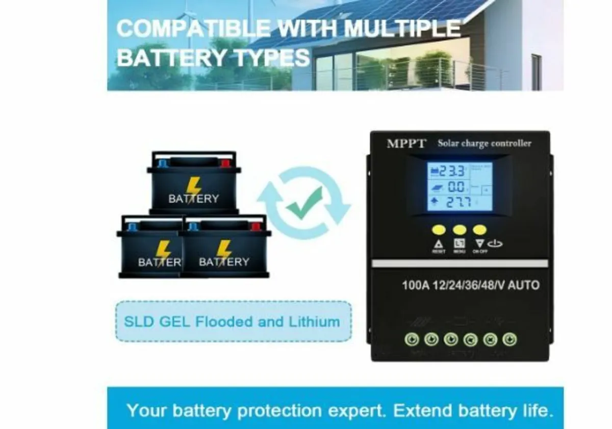 100A MPPT Solar Charge Controller - Image 4