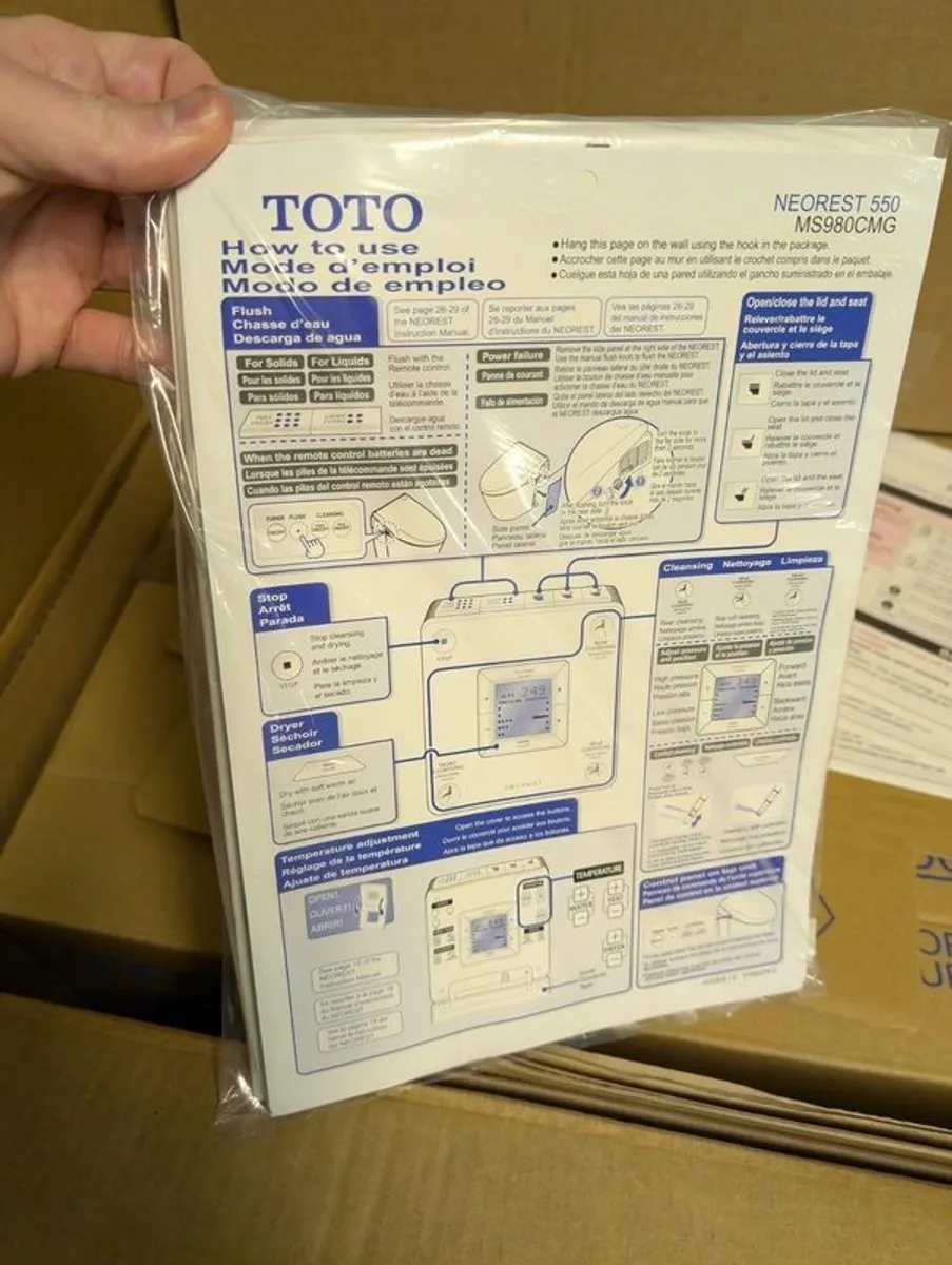 TOTO Neorest 550 Japanese Toilet - Image 3