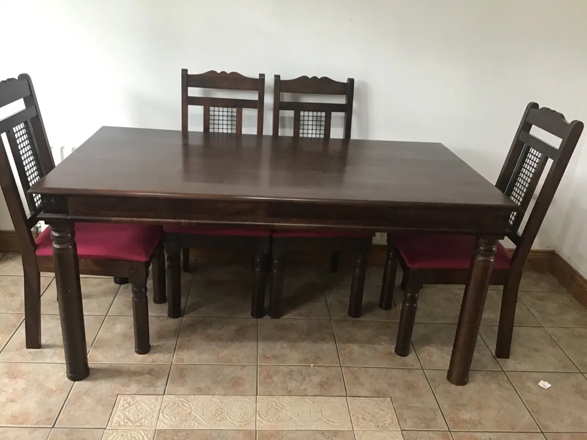 Dining table and chairs - Image 2
