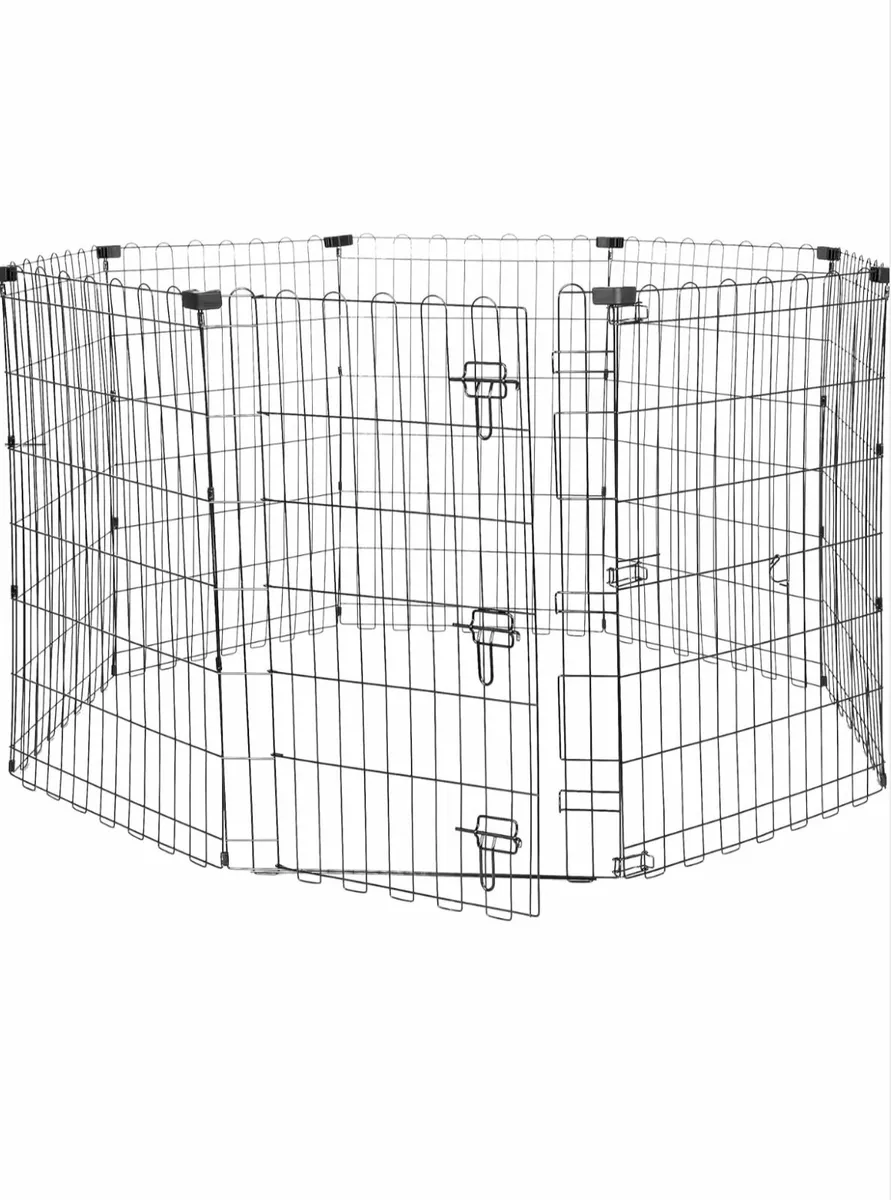 Foldable Dog Play Pen - Image 1