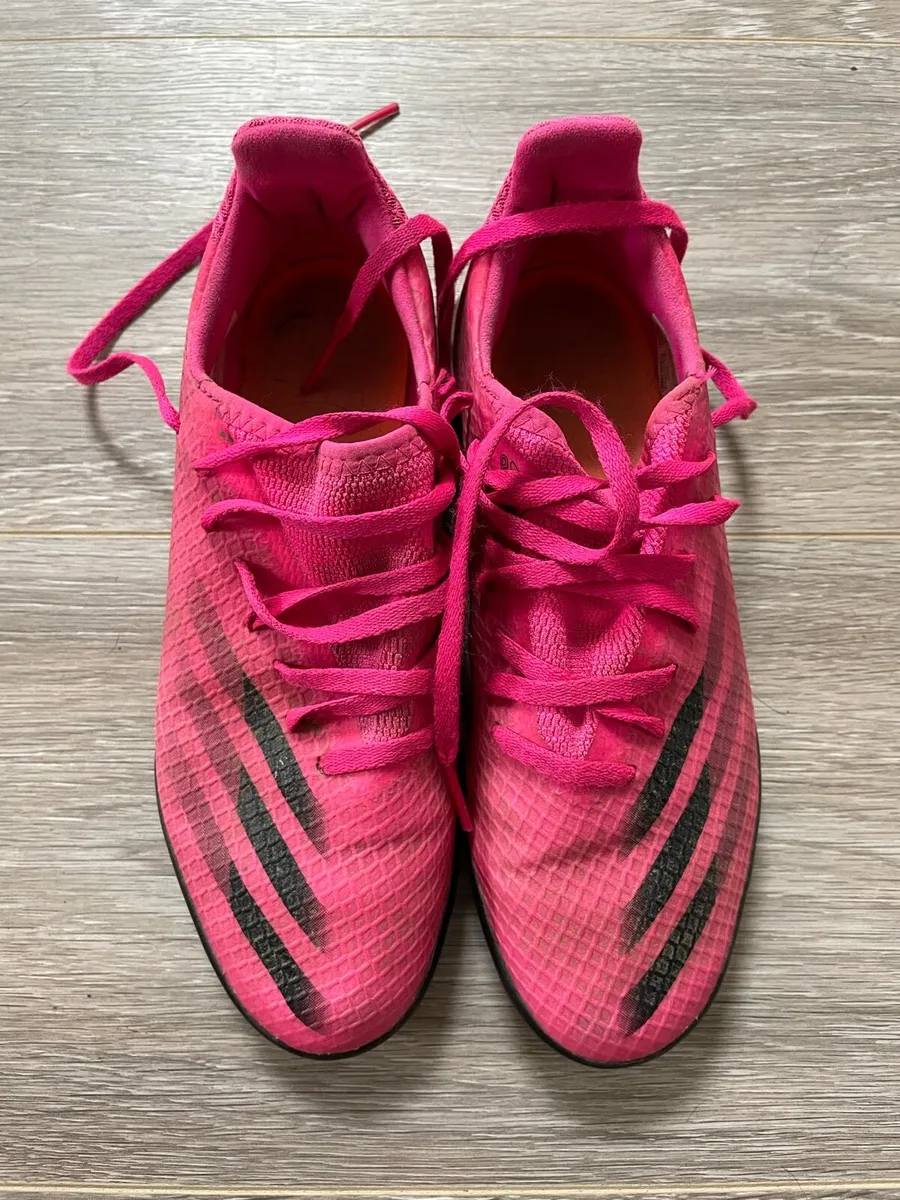 Pink Adidas Boots - Image 1