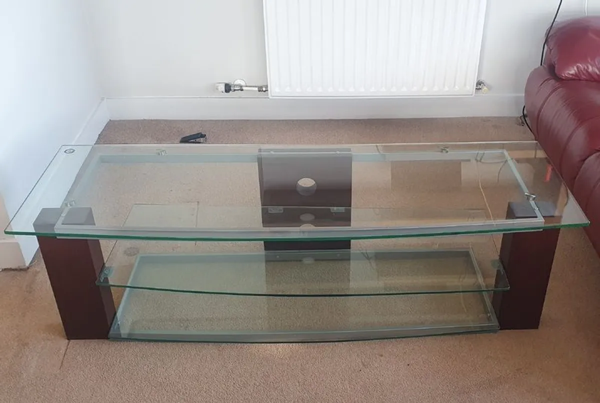 Toughened glass coffee table - Image 2