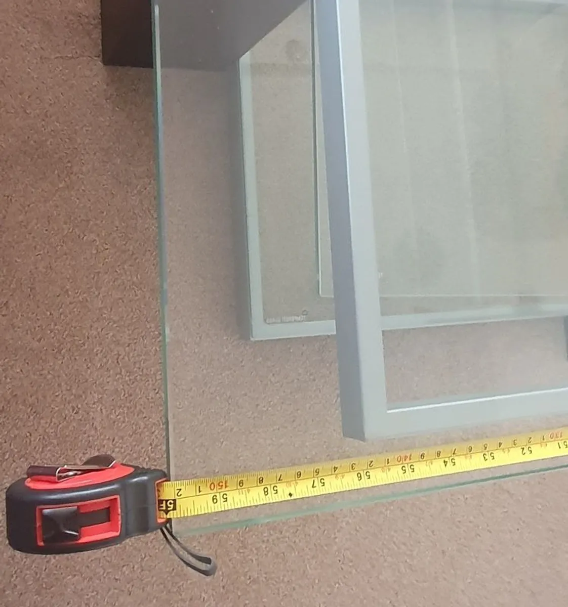 Toughened glass coffee table - Image 4