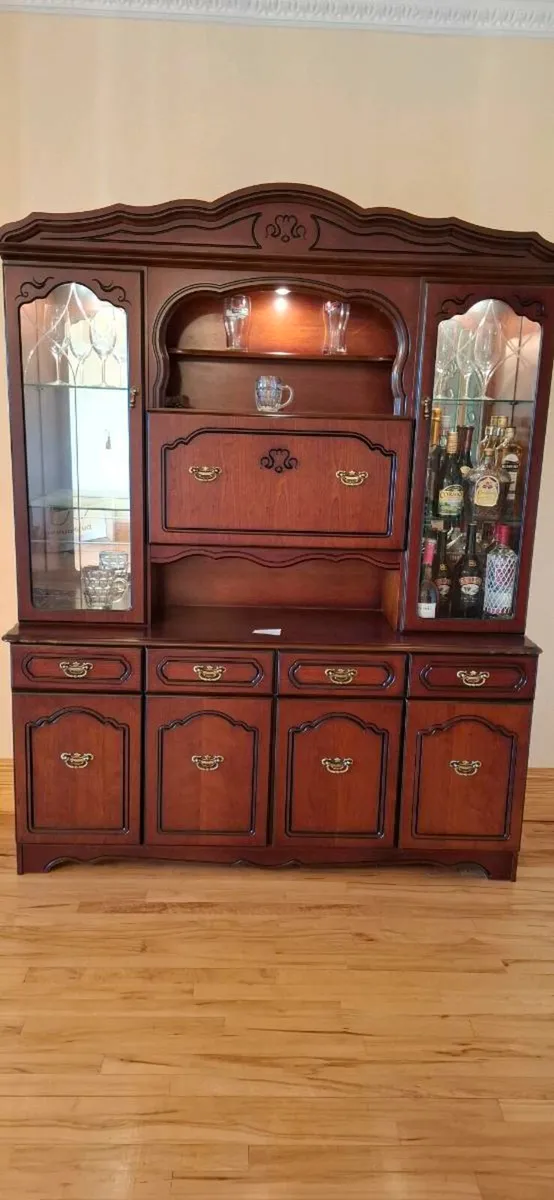 Large drinks cabnet with display lights