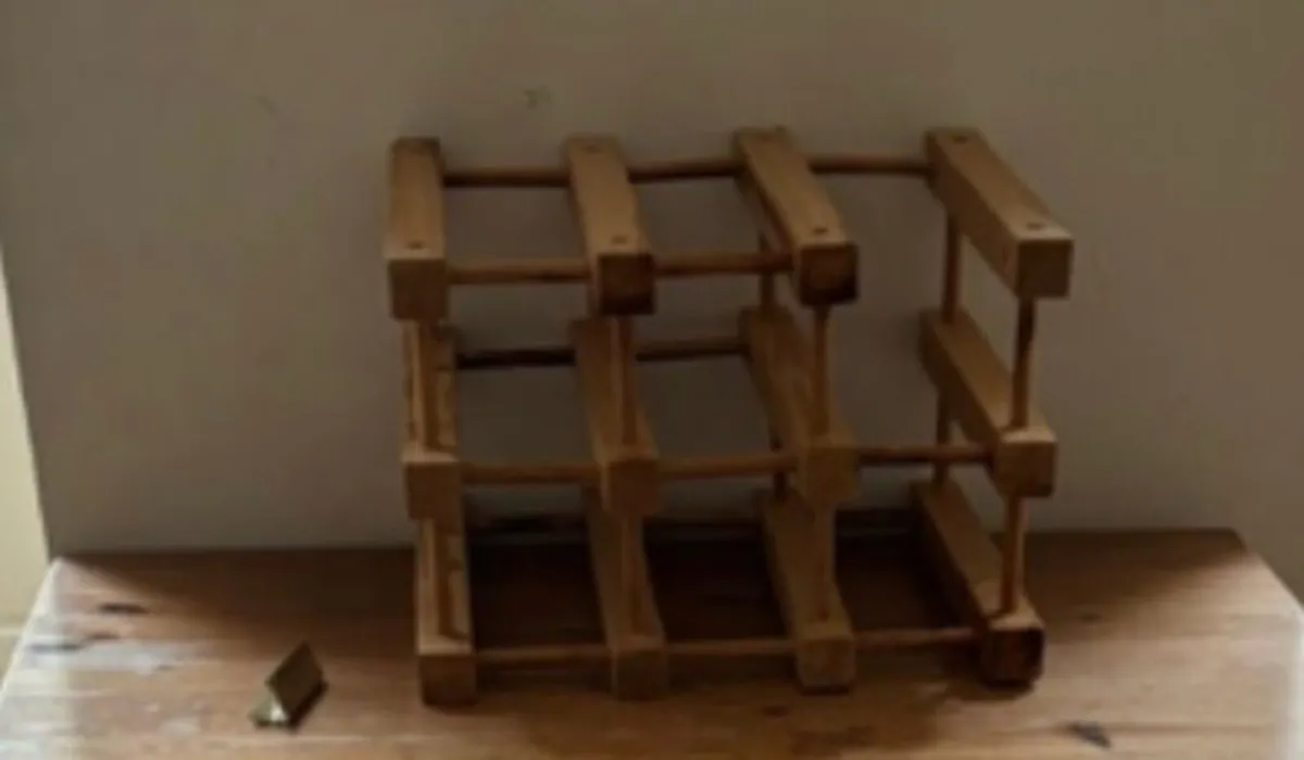 Wine rack wooden