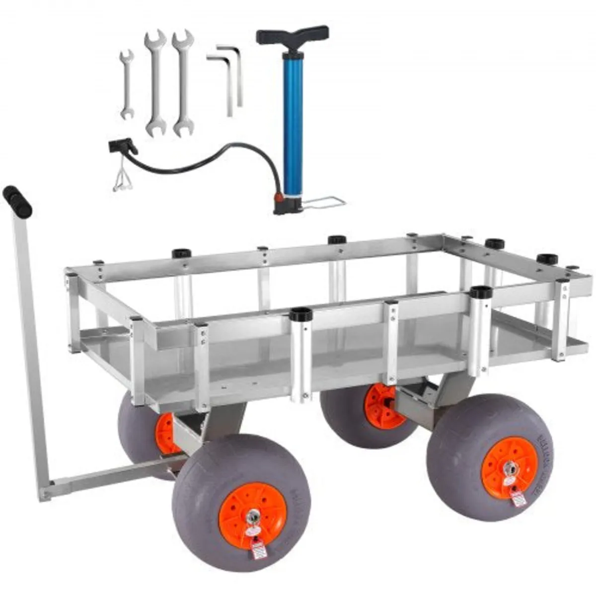 Beach Fishing Cart, 500 lbs Load Capacity, Fish an