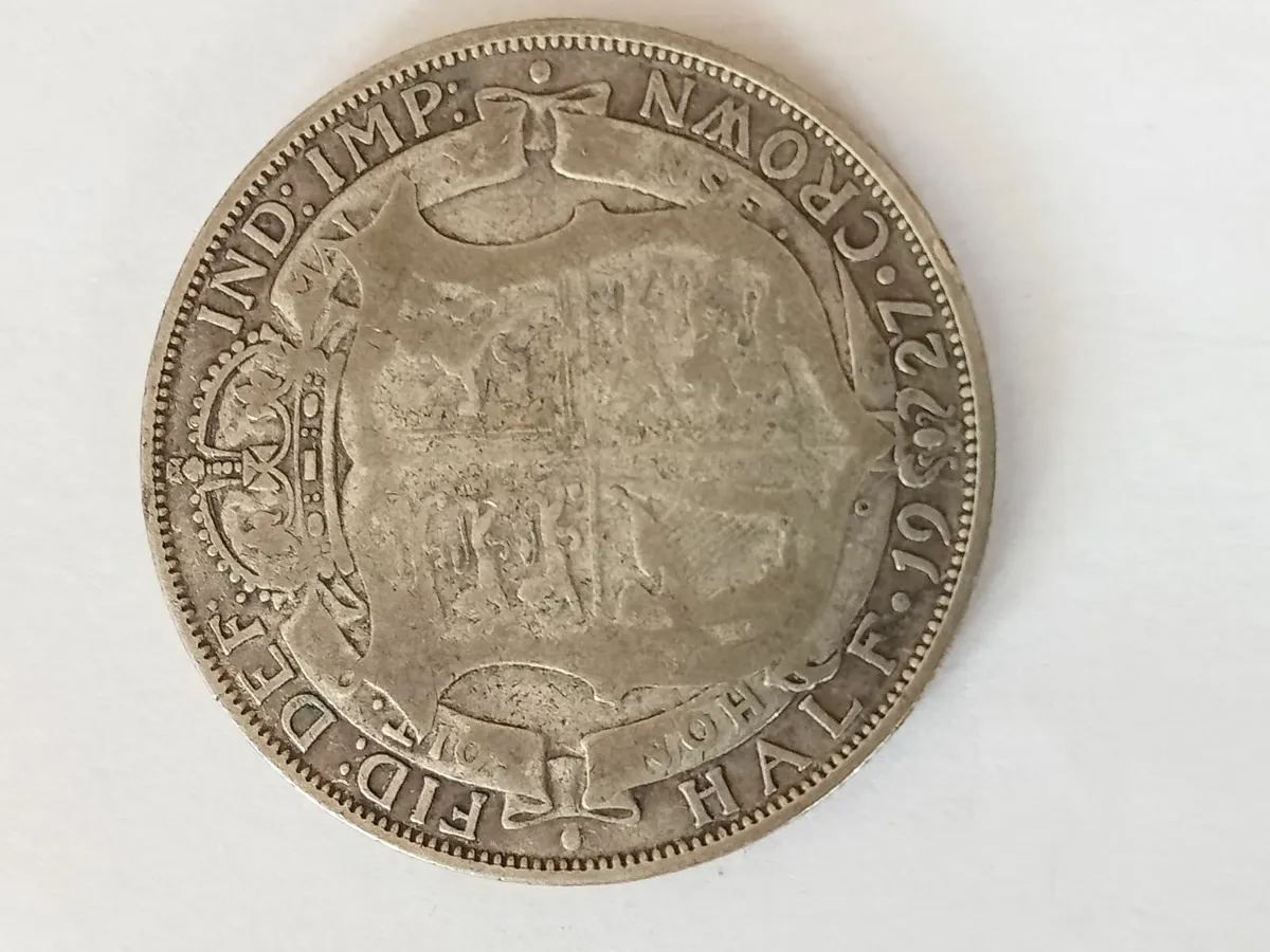 1927 half crown - Image 1