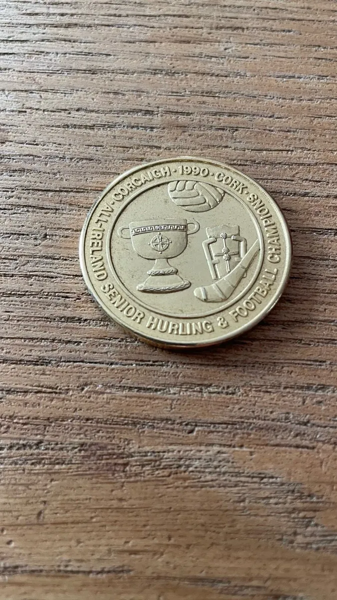 Cork all Ireland double commemorative 1990 medal - Image 1