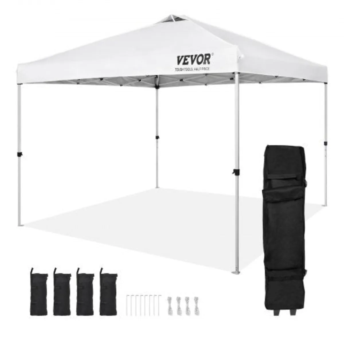 Pop Up Canopy Party Tent 10 x 10 ft with Portable